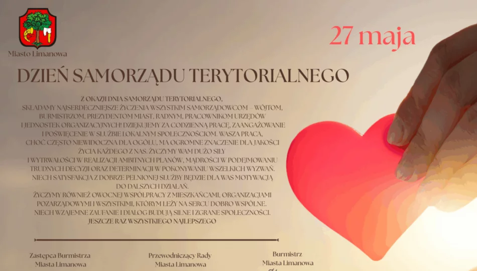 Życzenia z okazji Dnia Samorządu Terytorialnego! - zdjęcie 1
