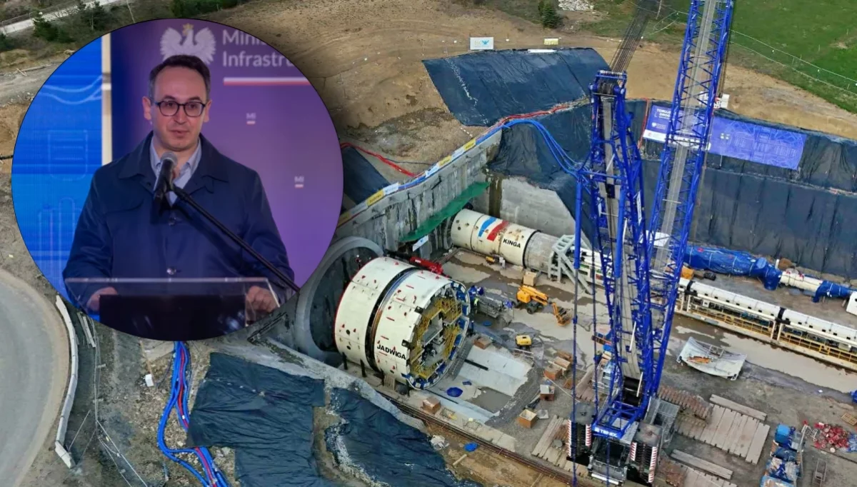 Minister infrastruktury Dariusz Klimczak z wizytą na Limanowszczyźnie 