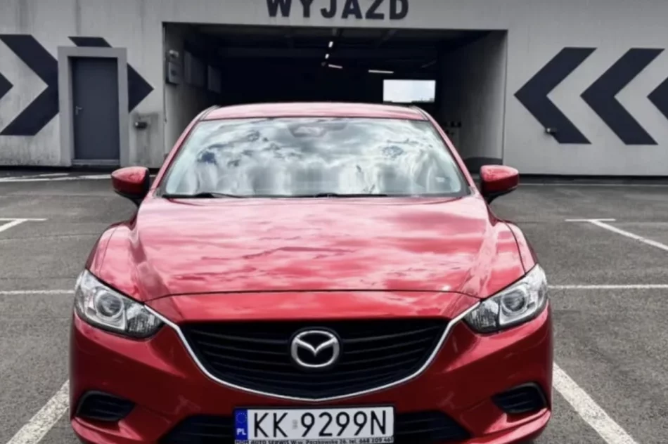 ﻿Mazda 6 Sedan 2.5 192 KM Automat | Full Opcja | 2017 | Czerwona - zdjęcie 1