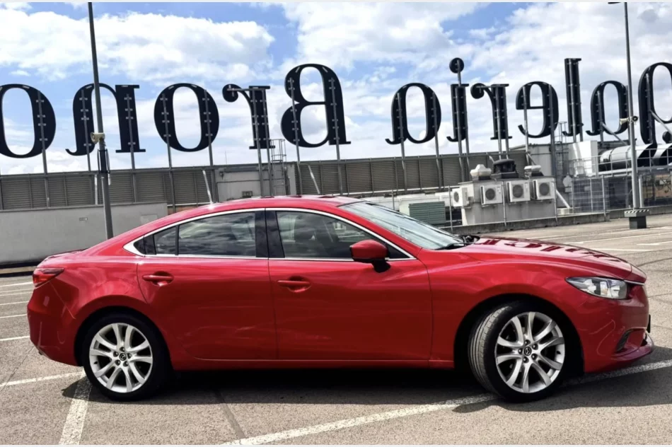 Mazda 6 Sedan 2.5 192 KM Automat | Full Opcja | 2017 | Czerwona - zdjęcie 3