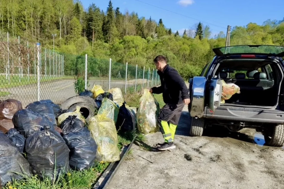 Ponad 300 osób zaangażowanych, zebrano 440 worków odpadów - zdjęcie 10