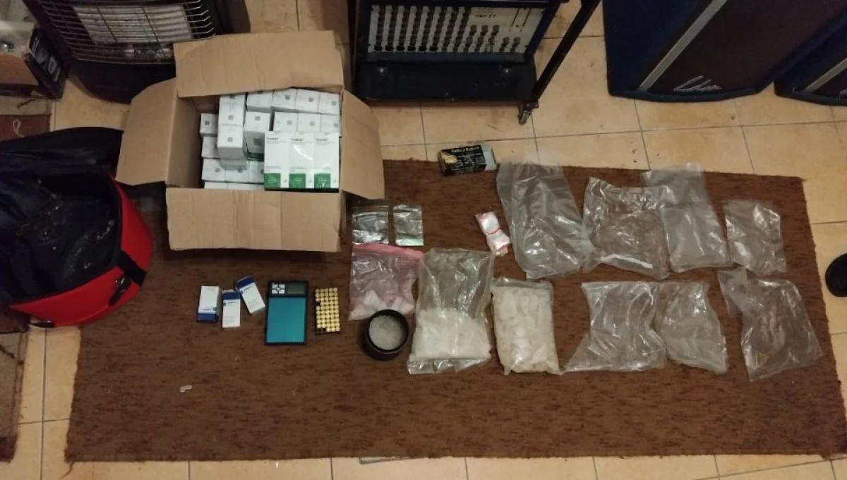 Zabezpieczone nielegalne substancje/fot.: KPP Nowy Targ