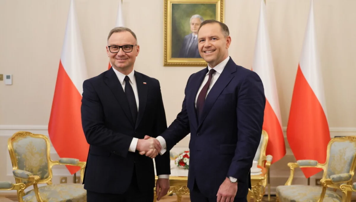 Andrzej Duda spotkał się z Karolem Nawrockim