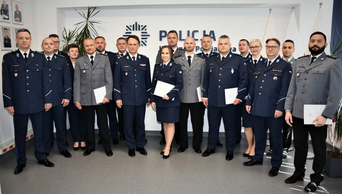 Awanse na wyższe stopnie służbowe w limanowskiej policji