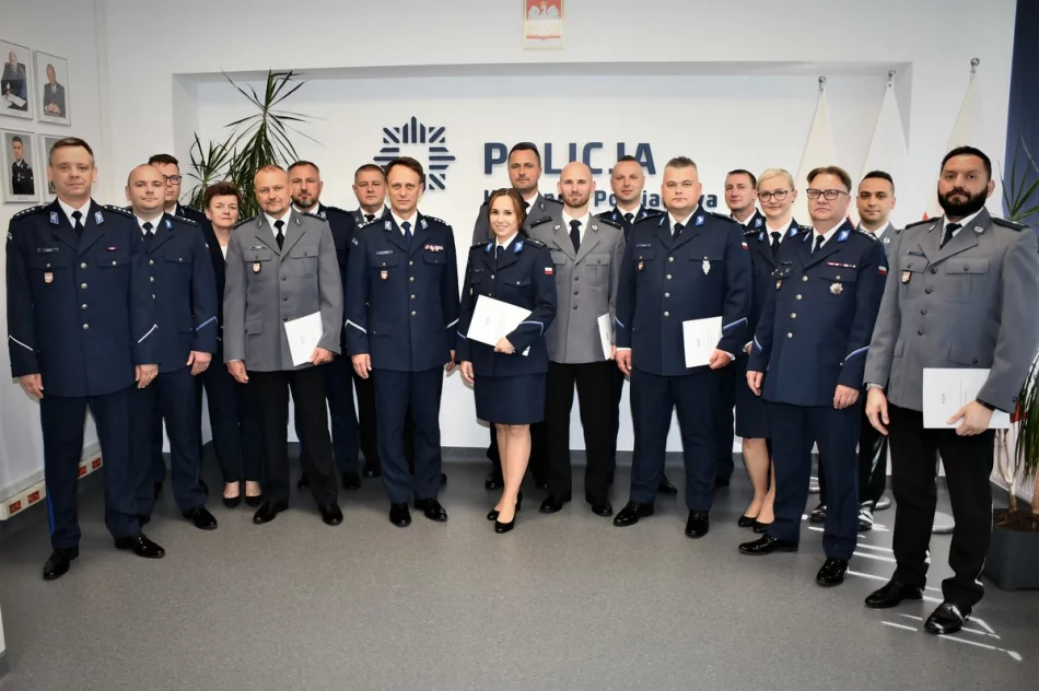 Awanse na wyższe stopnie służbowe w limanowskiej policji - zdjęcie 6