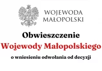 Obwieszczenie Wojewody Małopolskiego - zdjęcie główne
