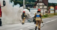 ​Pożar samochodu osobowego - zdjęcie 2
