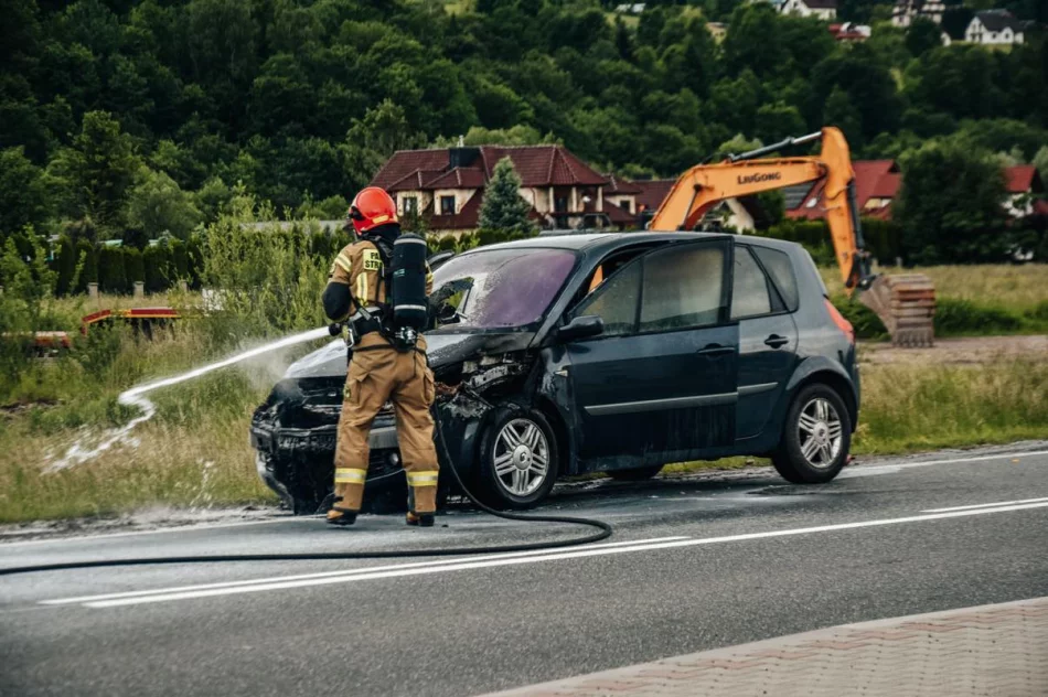 ​Pożar samochodu osobowego - zdjęcie 6