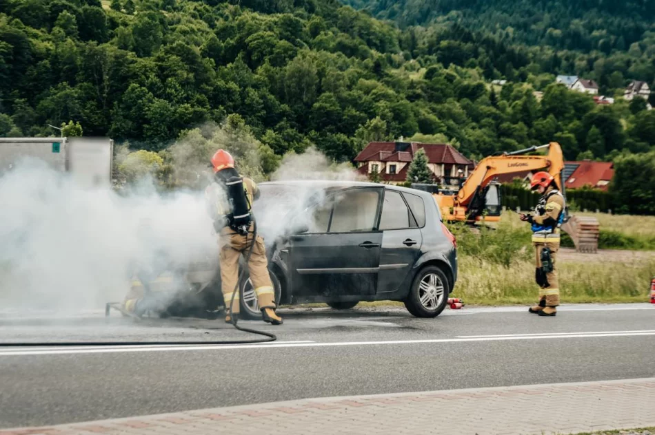 ​Pożar samochodu osobowego - zdjęcie 11