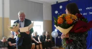 Uroczyste spotkanie z Krystyną Suchodolską-Olchawą w Szkole Podstawowej w Młynnem - zdjęcie 3
