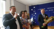 Uroczyste spotkanie z Krystyną Suchodolską-Olchawą w Szkole Podstawowej w Młynnem - zdjęcie 5