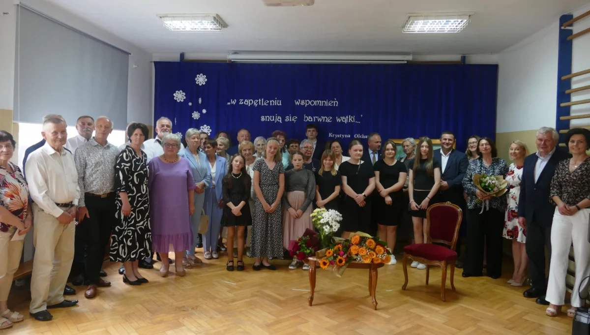 Uroczyste spotkanie z Krystyną Suchodolską-Olchawą w Szkole Podstawowej w Młynnem