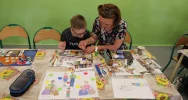 21. Konkurs Plastyczny dla uczniów z niepełnosprawnościami pod hasłem „Moja rodzina” odbył się w ZSP Nr 1 - zdjęcie 3
