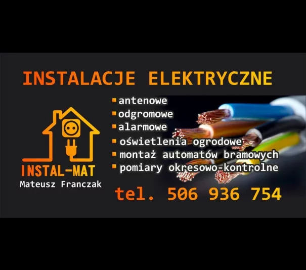 Usługi Elektroinstalacyjne INSTAL-MAT , Usługi elektryczne , - Zdjęcie główne