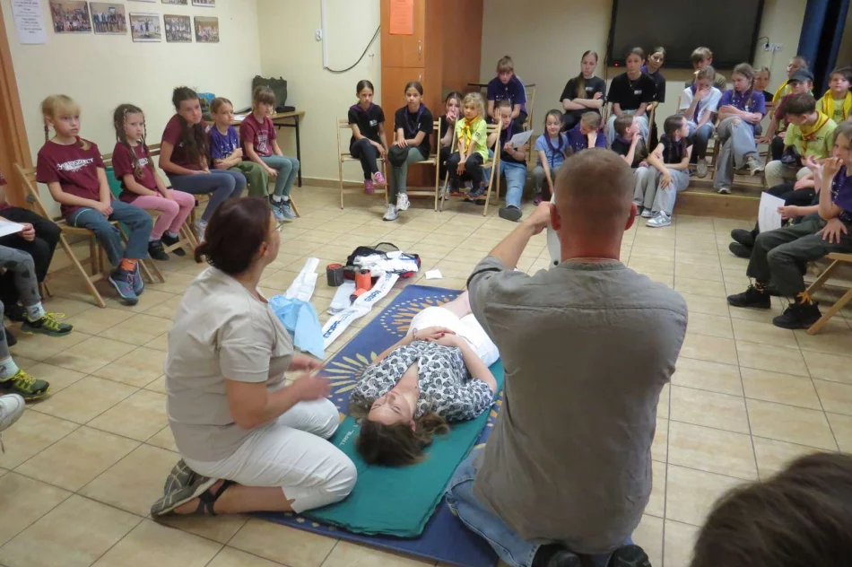 Biwak harcerski 5. DH „Dzieci Gór” z Zespołu Szkolno-Przedszkolnego Nr 1 - zdjęcie 9