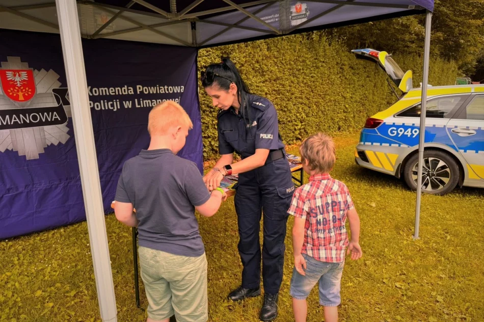 Policjanci na pikniku rodzinnym w domu dziecka - zdjęcie 6