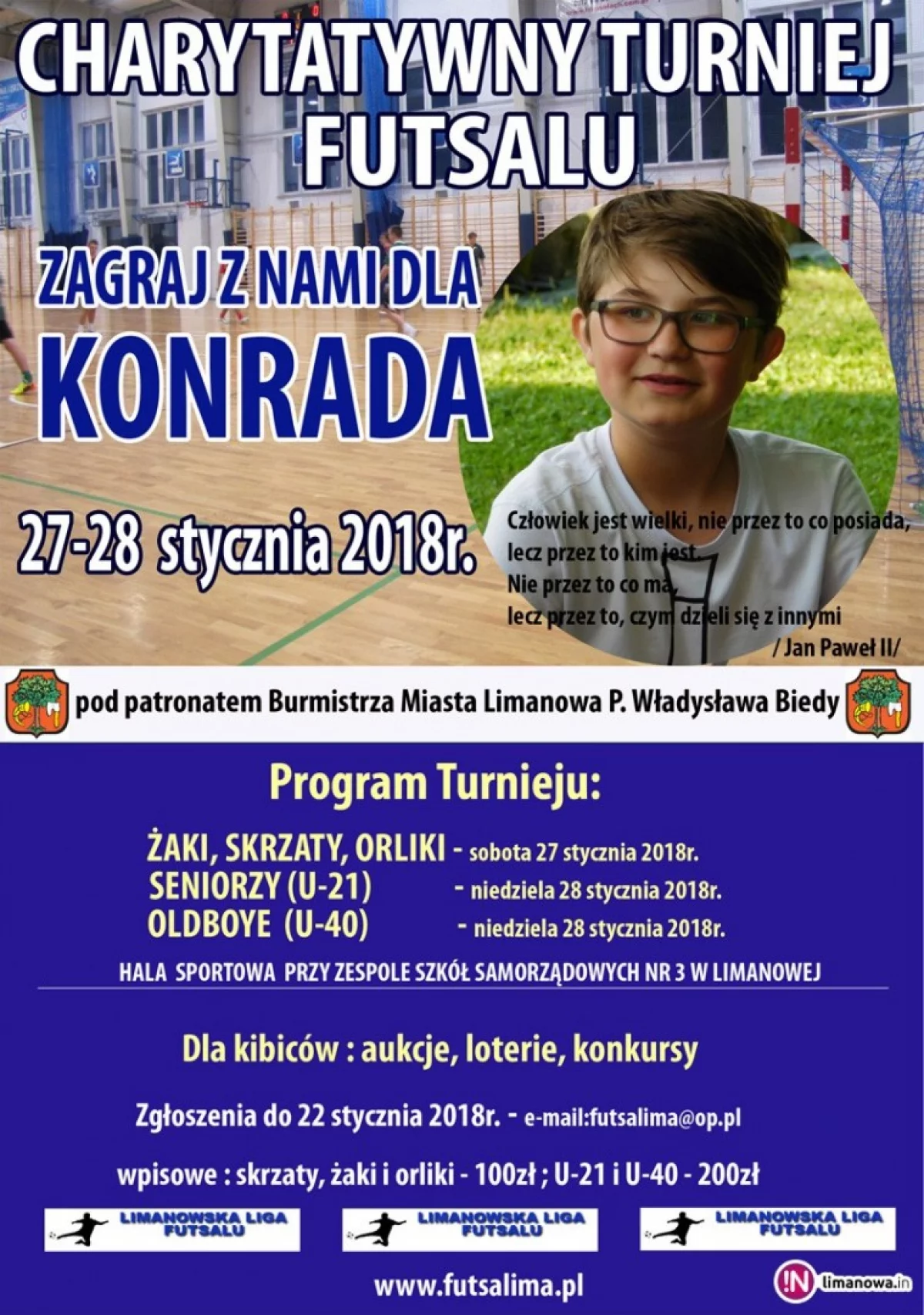 Gramy niosąc pomoc dla Konrada