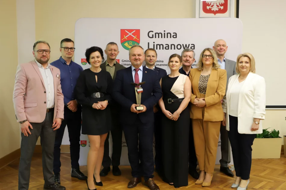 Jan Skrzekut wójt gminy Limanowa nagrodzony za działalność dla rozwoju regionu - zdjęcie 4