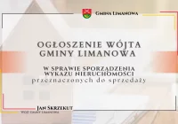 Ogłoszenie Wójta Gminy Limanowa w sprawie sporządzenia wykazu nieruchomości - zdjęcie główne