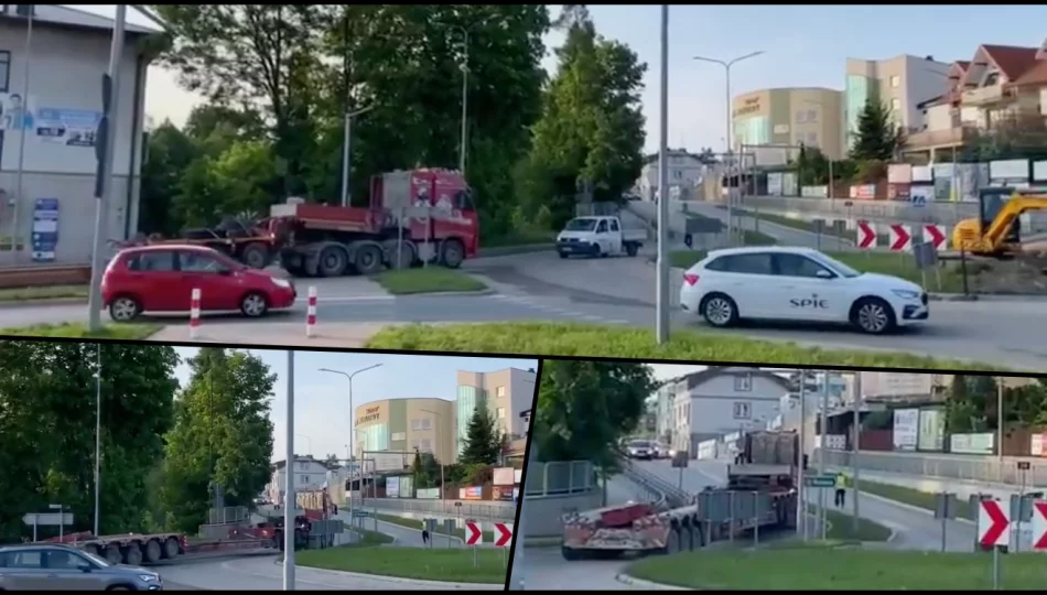 Remont zakończony. Ciężarówką. - pod prąd (WIDEO) - zdjęcie 1