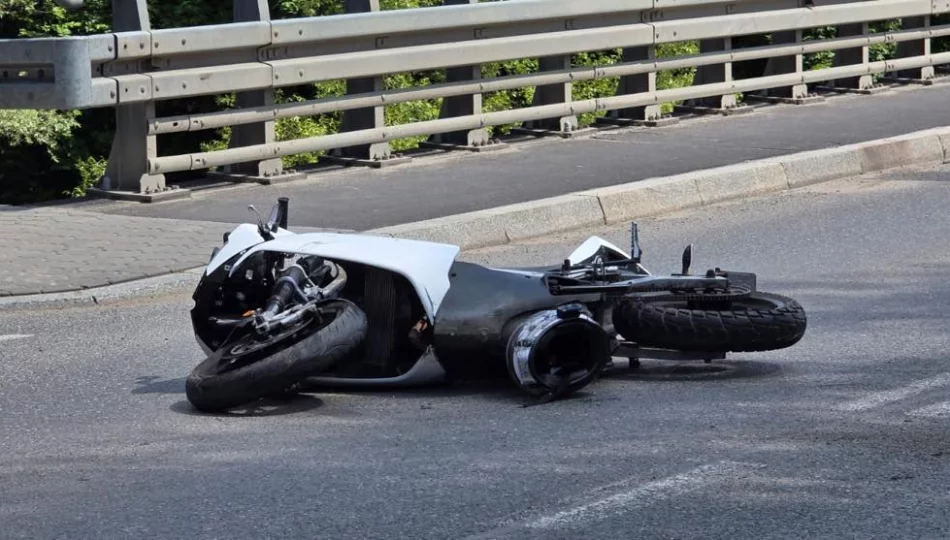 17-letni motocyklista w szpitalu - zdjęcie 1