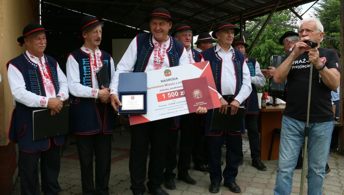 Jubileusz 25-lecia działalności kapeli Górne Łososinioki/fot.: UM Limanowa