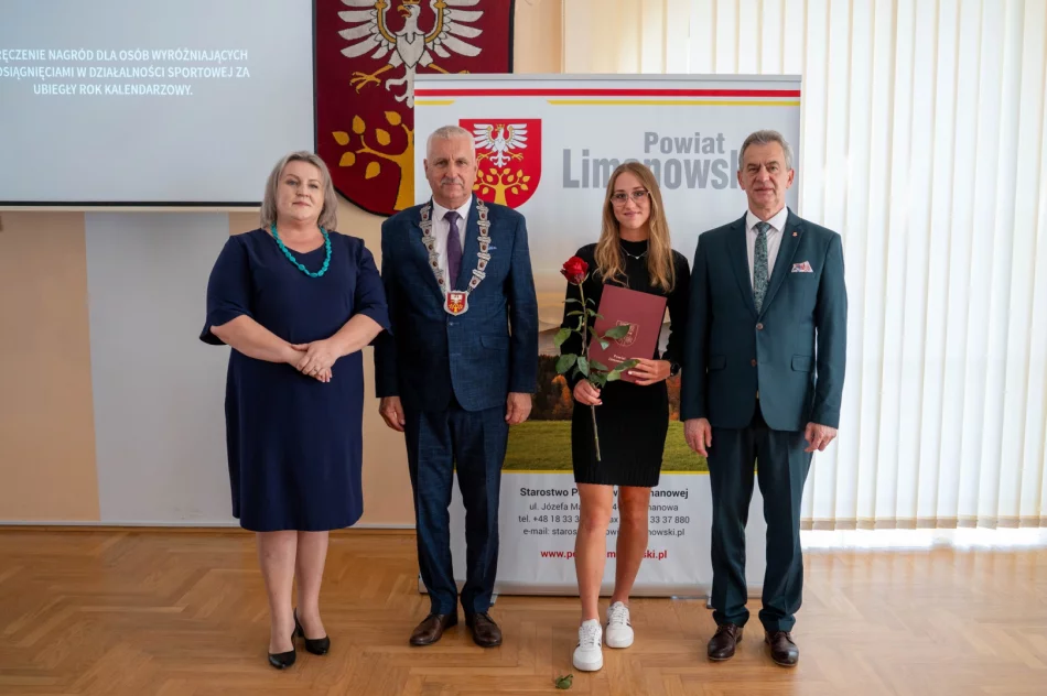 Sportowcy z Limanowszczyzny uhonorowani podczas sesji  - zdjęcie 8