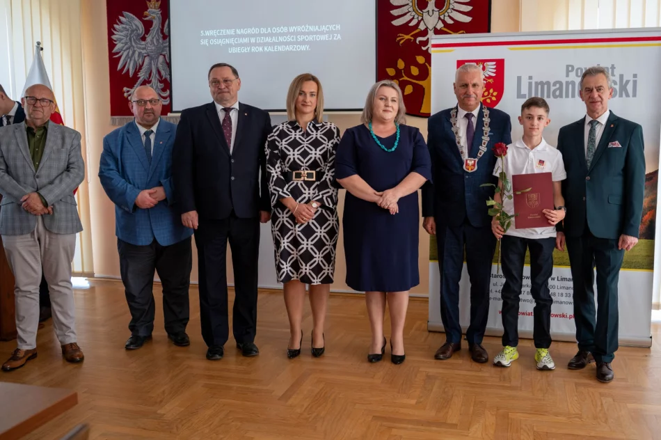 Sportowcy z Limanowszczyzny uhonorowani podczas sesji  - zdjęcie 19