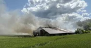 40 strażaków w akcji, poparzony mężczyzna trafił do szpitala - zdjęcie 5