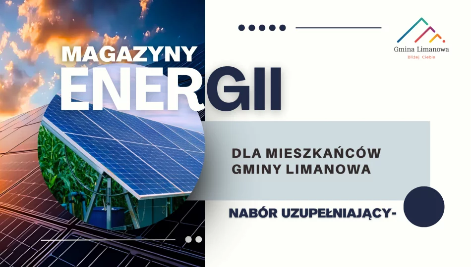 Nabór uzupełniający do projektu montażu magazynów energii  - zdjęcie 1
