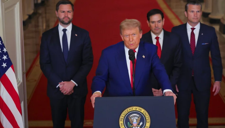 ​USA zbombardowały trzy irańskie obiekty atomowe - zdjęcie 1