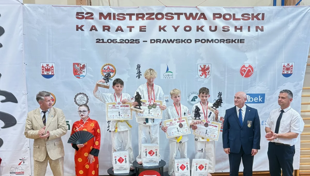 Mistrzostwa Polski z medalami dla limanowskich karateków