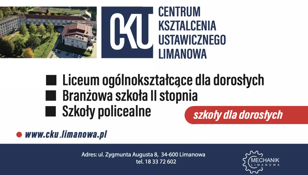 Zadbaj o swoją przyszłość z CKU Limanowa – nauka, kwalifikacje, nowe możliwości!