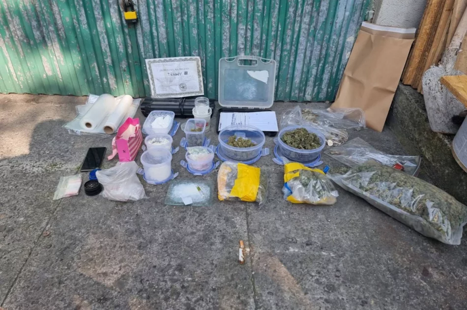 Policja zlikwidowała magazyn narkotykowy w garażu w Bochni - zdjęcie 4