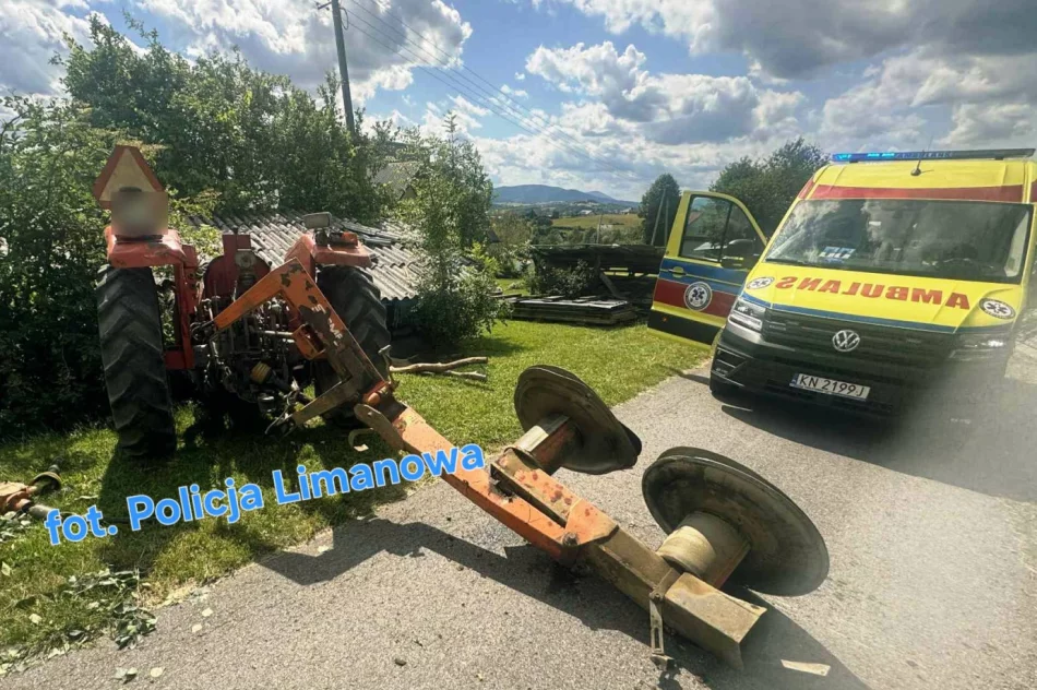 Rekordzista z 8 promilami za kierownicą ciągnika doprowadził do wypadku, a to nie wszystko - zdjęcie 2