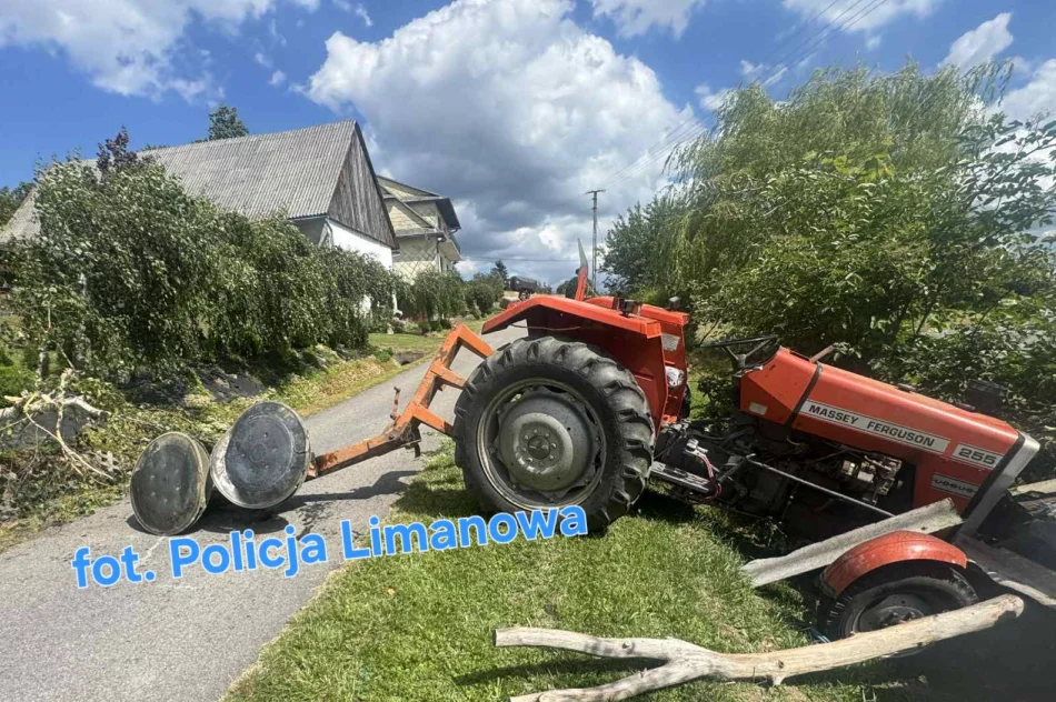Rekordzista z 8 promilami za kierownicą ciągnika doprowadził do wypadku, a to nie wszystko - zdjęcie 3