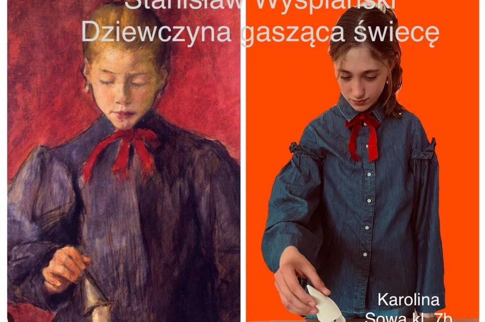 Innowacja „Z dystansem do sztuki” w klasach siódmych pn. „Żywe obrazy” w Szkole Podstawowej Nr 2 - zdjęcie 2