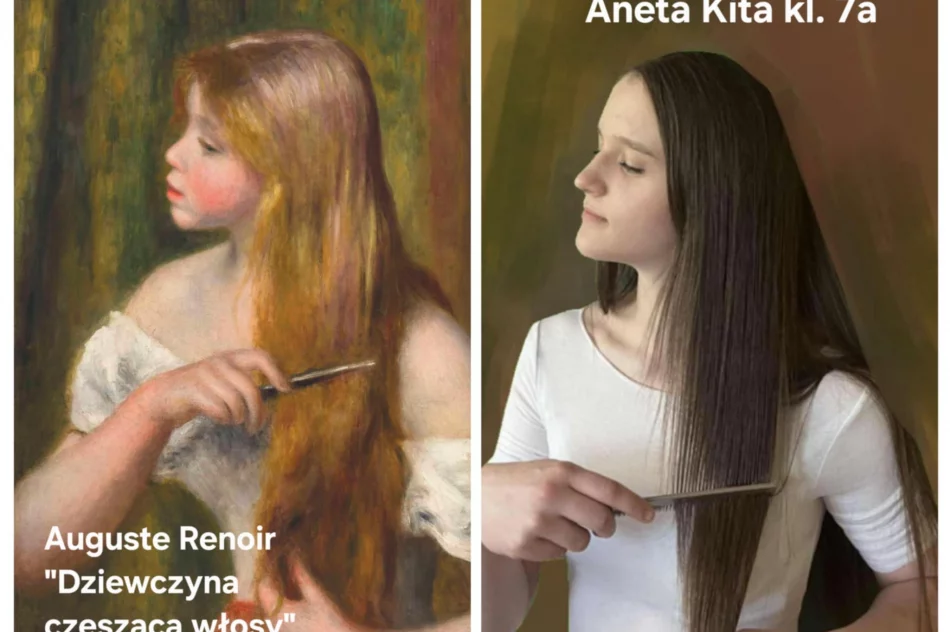 Innowacja „Z dystansem do sztuki” w klasach siódmych pn. „Żywe obrazy” w Szkole Podstawowej Nr 2 - zdjęcie 10