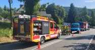 Zderzenie dwóch pojazdów na DK28 - zdjęcie 2