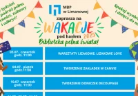 Biblioteka pełna świata – wakacyjne warsztaty dla dzieci i młodzieży - zdjęcie główne
