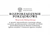 Rozporządzenie porządkowe Wojewody Małopolskiego - czasowy zakaz używania wyrobów pirotechnicznych - zdjęcie główne