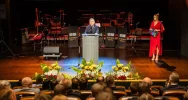 Druhowie z OSP Łososina Górna odebrali promesę finansową za największą ilość wyjazdów w 2024 roku - zdjęcie 4