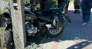 Groźny wypadek motocyklisty - zabrał go LPR - zdjęcie 2