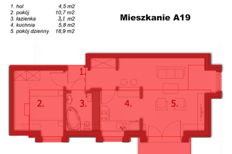 Mieszkanie do sprzedania - Osiedle Nad Parkiem + 2 garaże podziemne. - zdjęcie 7