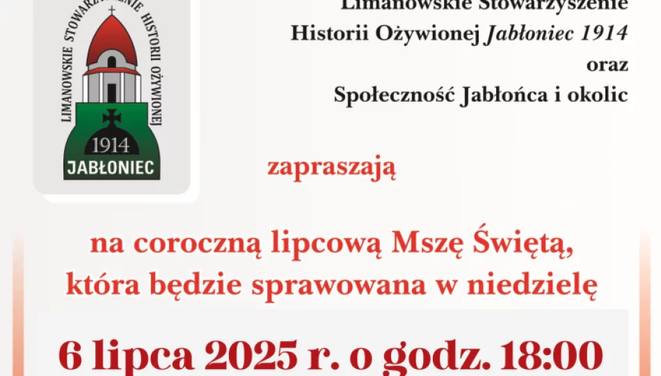 Lipcowa Msza Święta na Jabłońcu - zdjęcie 1
