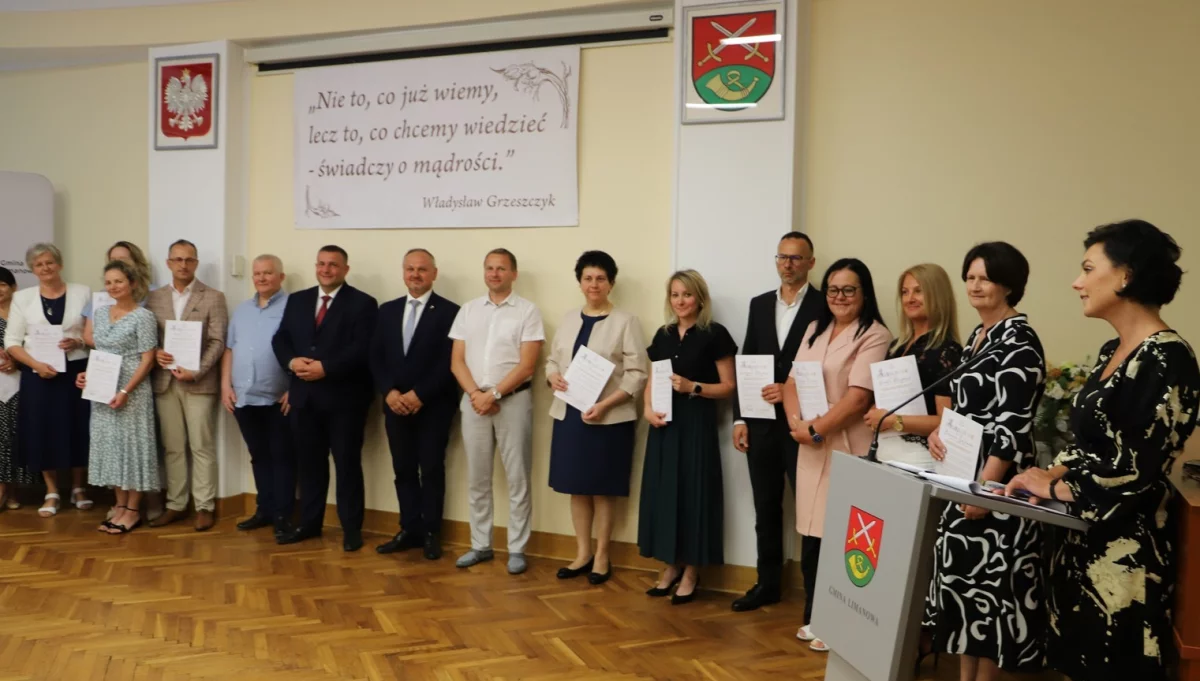 Uroczyste podsumowanie roku szkolnego/fot. :UG Limanowa
