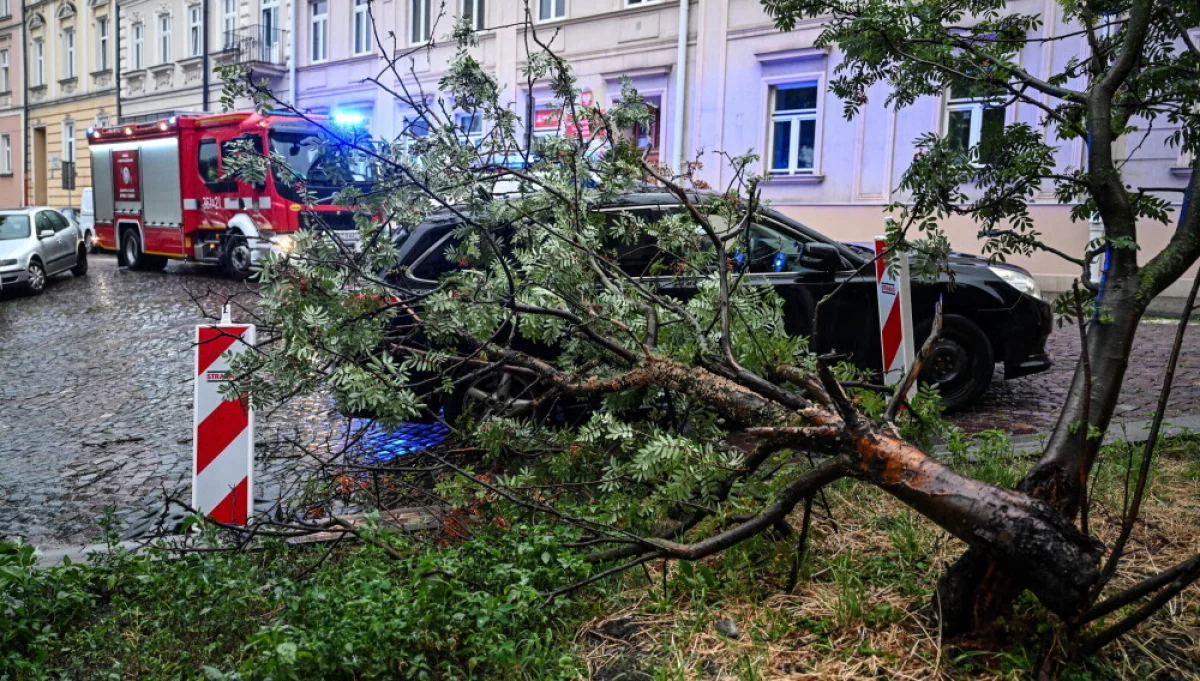 Straż pożarna: 2200 interwencji w związku z burzami