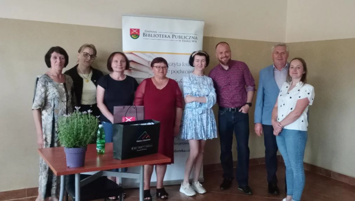 Wojciech Chmielarz w Bibliotece w Pisarzowej
