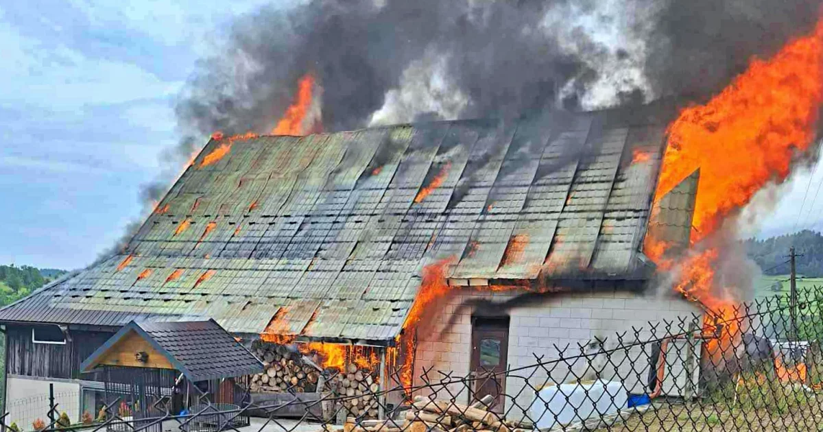 W akcji 48 strażaków z kilku jednostek