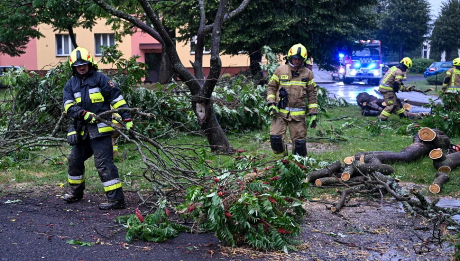 We wtorek nieco ponad tysiąc interwencji strażaków w związku z pogodą - zdjęcie 1